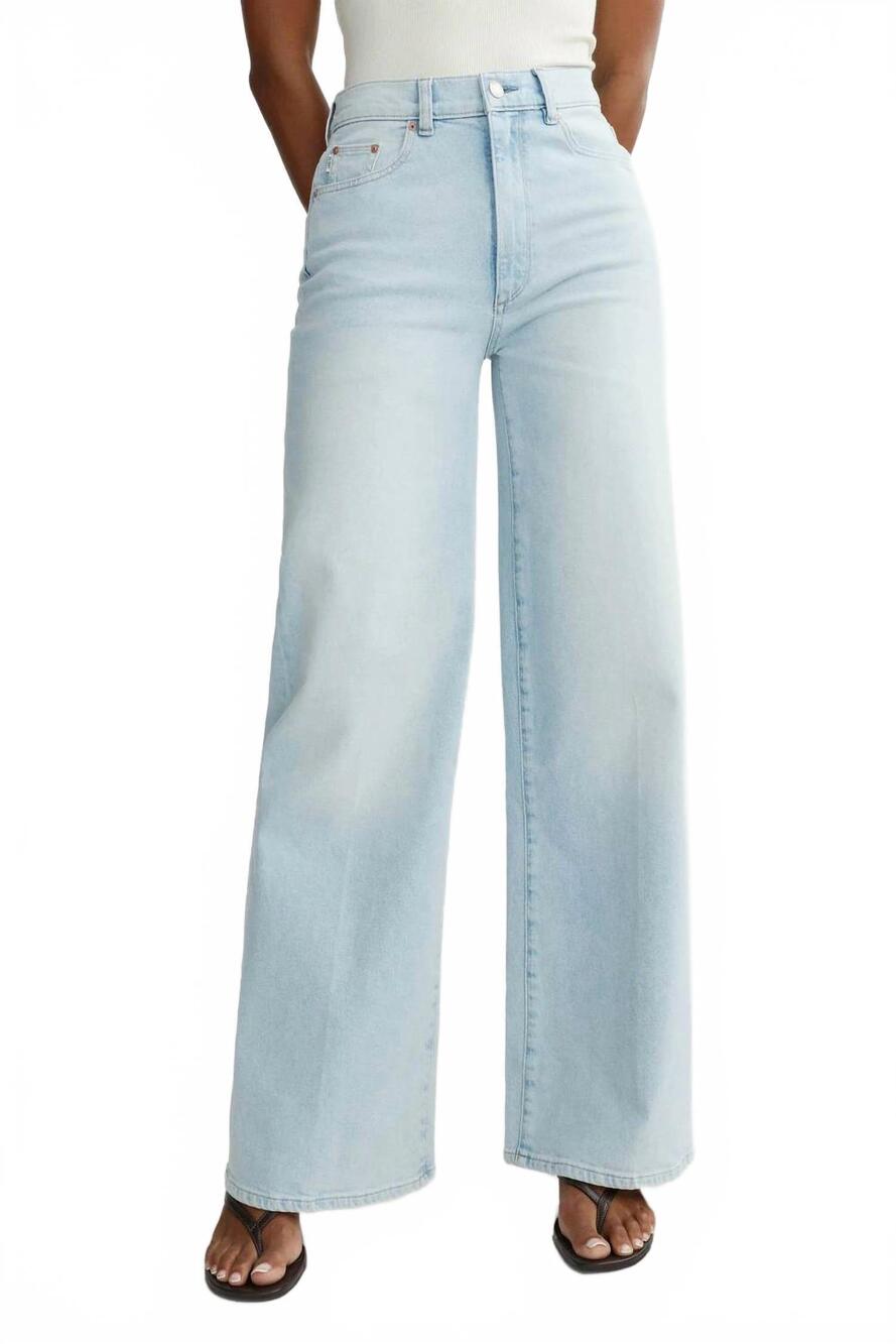 NEW DL1961 - WOMEN'S hepburn wide leg jean in lazy sunday
